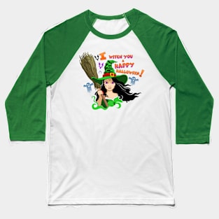 Halloween and the witch Baseball T-Shirt